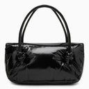 Jil Sander Piccola borsa a tracolla in pelle nera