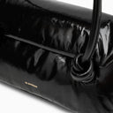 Jil Sander Piccola borsa a tracolla in pelle nera