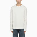 Jil Sander White Cotton Crew Neck Swater