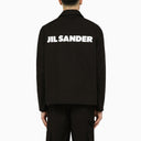 Jil Sander Black Shirt Jacket With Logo