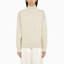 Turtleneck color naturale di Jil Sander