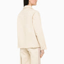Julfer Ivory Denim Jacket - Balardi
