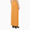 Calvin Klein Vintage Gold Satin Midi Skirt - Balardi