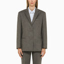 Calvin Klein Grey Wool Tailored Jacket