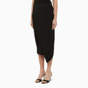 Calvin Klein Black Midi Wrap jupe
