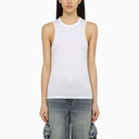 Calvin Klein White Tank Top With Braided Back