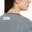 Margaux LÖnnberg asimétrico kaia denim chaleco