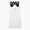 Patou White Cotton Dress With Crossed Straps