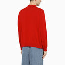 J.Press Red Cotton Jersey Polo Shirt