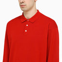 J.Press Red Cotton Jersey Polo Shirt