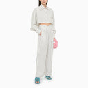 The Mannei White Striped Cropped Shirt - Balardi