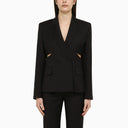 Margaux Lönnberg Black Lehman Double Breasted Jacket In Wool