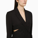 Margaux Lönnberg Black Lehman Double Breasted Jacket In Wool