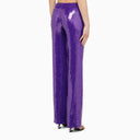 La Quan Smith Purple Trousers With Sequins - Balardi