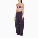 La Quan Smith Purple Sequin Top