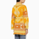 Alanui Yellow/Orange Cashmere Cardigan With Belt