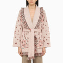 Alanui Icon Jacquard Pink Cardigan