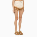 Pantaloncini di jeans avorio di Alanui