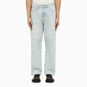 I nostri jeans regolari di denim in cotone blu legacy