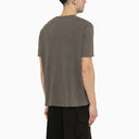 La nostra maglietta di cotone lavata in nero eredità