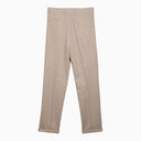 Brunello Cucinelli Beige Cotton Chino -broek