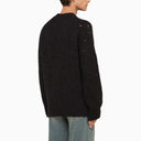 Il nostro maglione del collo dell'equipaggio navy openwork legacy