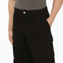 I nostri pantaloni di carico di cotone nero eredità