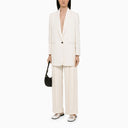 Brunello Cucinelli White Single Breasted Jacket - Balardi