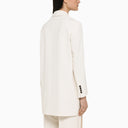 Brunello Cucinelli White Single Breasted Jacket - Balardi