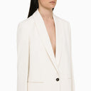 Brunello Cucinelli White Single Breasted Jacket - Balardi