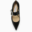 Jimmy Choo Melva Black Leather Ballerina