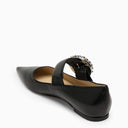 Jimmy Choo Melva Black Leather Ballerina