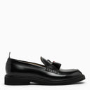 Thom Browne Black Leather Moccasin With Tassels
