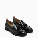 Thom Browne Black Leather Moccasin With Tassels