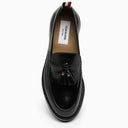 Thom Browne Black Leather Moccasin With Tassels