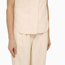 Loulou Studio Creamy Pink Linen Blend Tank Top