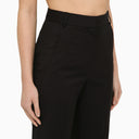 مارجو Lبنطلون ميلو من الصوف باللون الأزرق الداكن من önnberg