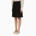 Brunello Cucinelli Black Cotton Blend Bermuda Shorts