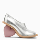 Yume Yume Love Silver Mini Boot en cuero vegano