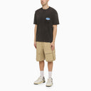Represent Sandstone Cotton Cargo Bermuda