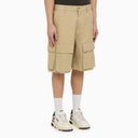 Represent Sandstone Cotton Cargo Bermuda