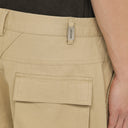 Represent Sandstone Cotton Cargo Bermuda