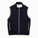 Brunello Cucinelli Lightweight Navy Blue Down Jacket