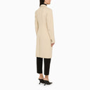 Sportmax Ivory Wool Double Breasted Coat - Balardi
