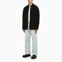 La nostra camicia in prestito in prestito nero ereditario in voile