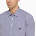 Etro White/Blue Striped Cotton Shirt