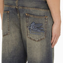 Etro Washed Blue Boyfriend Jeans