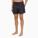 Etro Black Paisley Print Swim Shorts
