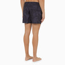 Etro Black Paisley Print Swim Shorts