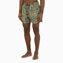 Etro Swim Shorts With Green Paisley Print